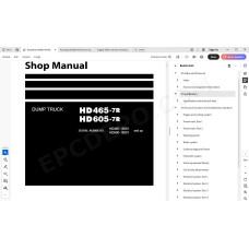 Komatsu Dump Truck HD465-7R HD605-7R service & repair manual