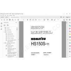 Komatsu Dump Truck HS150S-11 service & repair manual