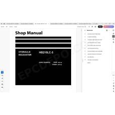Komatsu Excavator HB215LC-3 Hybrid service & repair manual