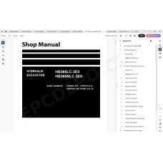 Komatsu Excavator HB365LC-3E0 HB365NLC-3E0 Hybrid service & repair manual