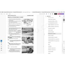 Komatsu Excavator PC110R-1 parts + service manual