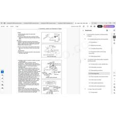 Komatsu Excavator PC110R-1 parts + service manual