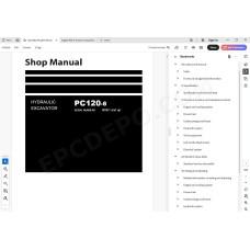 Komatsu Excavator PC120-8 service & repair manual