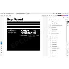 Komatsu Excavator PC1250-11E0 PC1250SP-11E0 workshop service manual