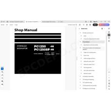 Komatsu Excavator PC1250-8R PC1250SP-8R service & repair manual