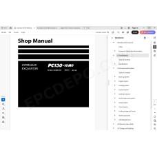 Komatsu Excavator PC130-10M0 service & repair manual