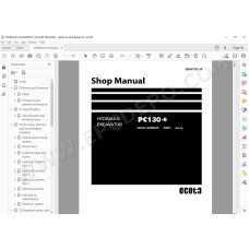 Komatsu Excavator PC130-8 service & repair manual