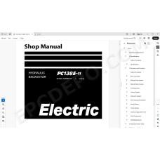 Komatsu Excavator PC138E-11 service & repair manual