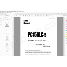 Komatsu Excavator PC150LC-5 service & repair manual