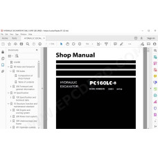 Komatsu Excavator PC160LC-8 service & repair manual