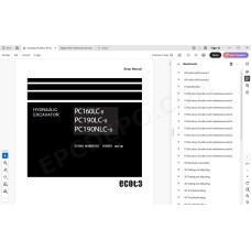 Komatsu Excavator PC160LC-8 PC190LC-8 PC190NLC-8 service & repair manual