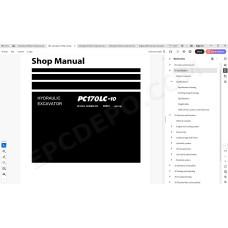 Komatsu Excavator PC170LC-10 service & repair manual
