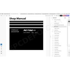 Komatsu Excavator PC170LC-11 service & repair manual