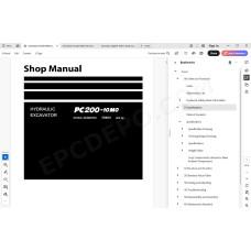 Komatsu Excavator PC200-10M0 service & repair manual