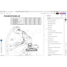 Komatsu Excavator PC200EN-6K PC200EL-6K service & repair manual