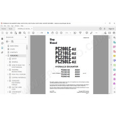 Komatsu Excavator PC200LC-6LE PC210LC-6LE PC220LC-6LE PC250LC-6LE service & repair manual