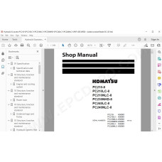 Komatsu Excavator PC210-8 PC210LC-8 PC210NLC-8 PC230NHD-8 PC240LC-8 PC240NLC-8 service manual