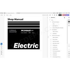 Komatsu Excavator PC210LCE-11 service & repair manual