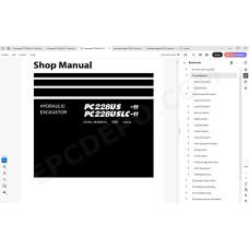 Komatsu Excavator PC228US-11 PC228USLC-11 service & repair manual