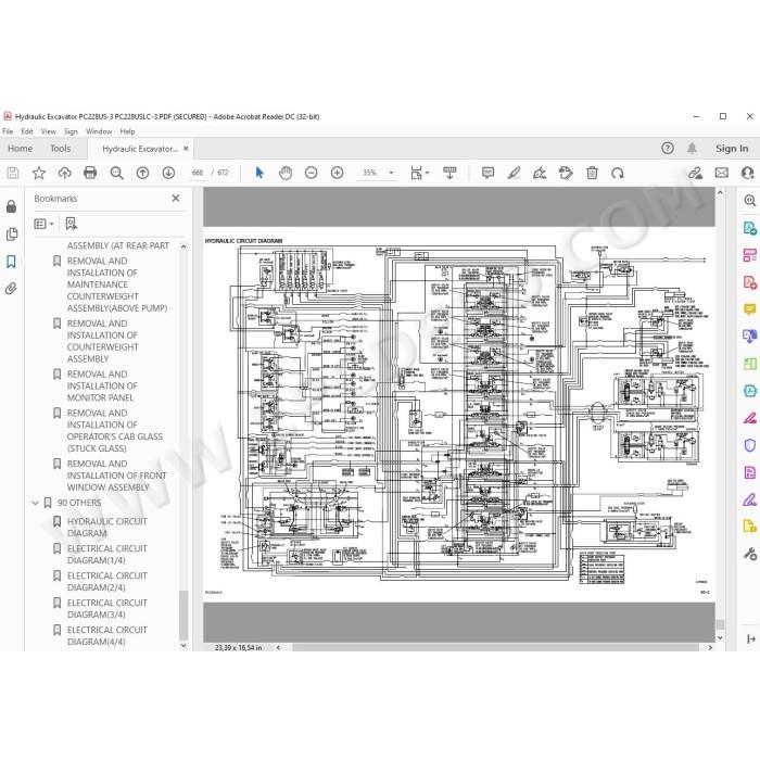 Komatsu Excavator PC228US-3 PC228USLC-3 service & repair manual