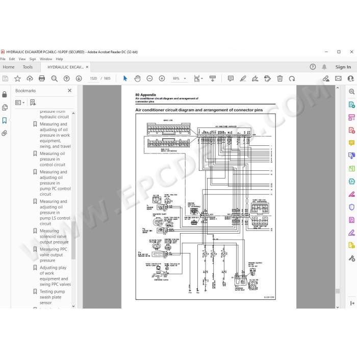 Komatsu Excavator PC240LC-10 PC240NLC-10 service & repair manual
