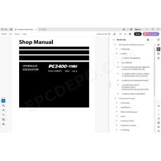 Komatsu Excavator PC3400-11M0 service & repair manual