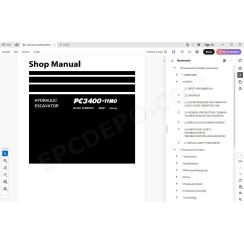 Komatsu Excavator PC3400-11M0 service & repair manual