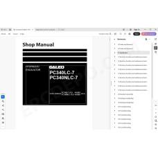 Komatsu Excavator PC340LC-7 PC340NLC-7 service manual