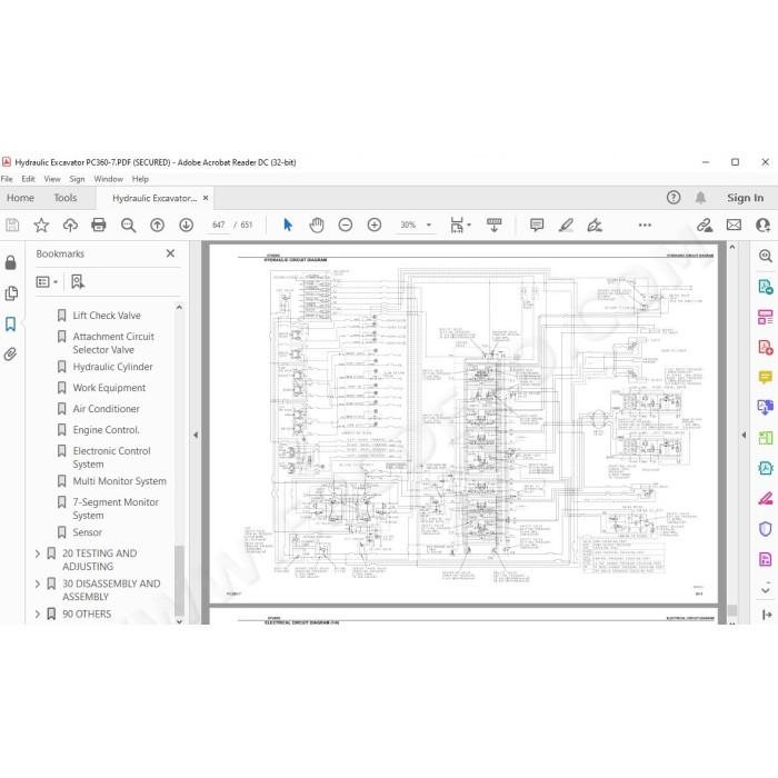 Komatsu Excavator PC360-7 service & repair manual