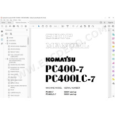 Komatsu Excavator PC400-7 PC400LC-7 PC450-7 PC450LC-7 service & repair manual