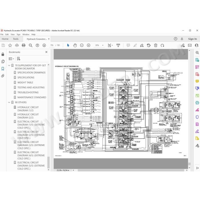 Komatsu Excavator PC400-7 PC400LC-7 PC450-7 PC450LC-7 service & repair manual