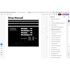 Komatsu Excavator PC400-8R PC400LC-8R PC450-8R PC450LC-8R service & repair manual