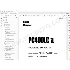 Komatsu Excavator PC400LC-7L service & repair manual