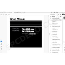 Komatsu Excavator PC45MR-5M0 PC55MR-5M0 service & repair manual