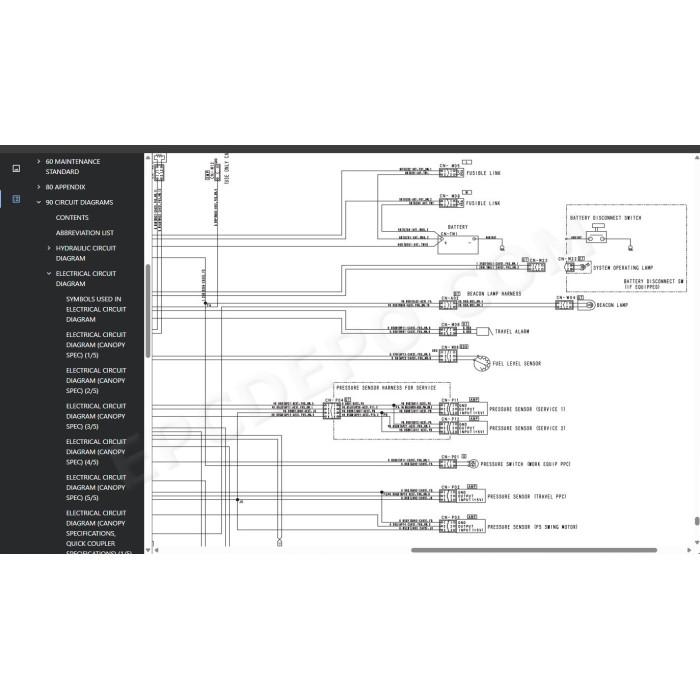 Komatsu Excavator PC45MR-5 PC55MR-5 service & repair manual