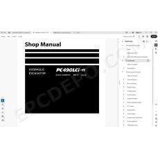 Komatsu Excavator PC490LCi-11 service & repair manual