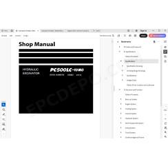 Komatsu Excavator PC500LC-10M0 service & repair manual