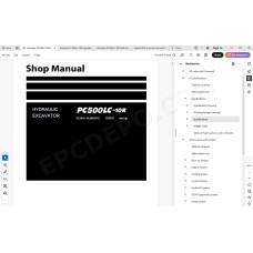 Komatsu Excavator PC500LC-10R service & repair manual