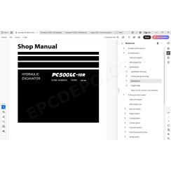 Komatsu Excavator PC500LC-10R service & repair manual