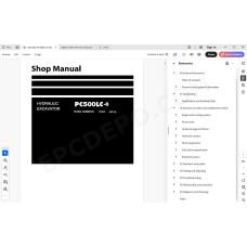 Komatsu Excavator PC500LC-8 service & repair manual