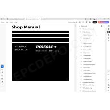Komatsu Excavator PC650LC-11 workshop service manual