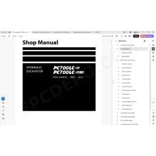 Komatsu Excavator PC700LC-11 PC700LC-11E0 workshop service manual