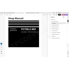 Komatsu Excavator PC700LC-8E0 workshop service manual