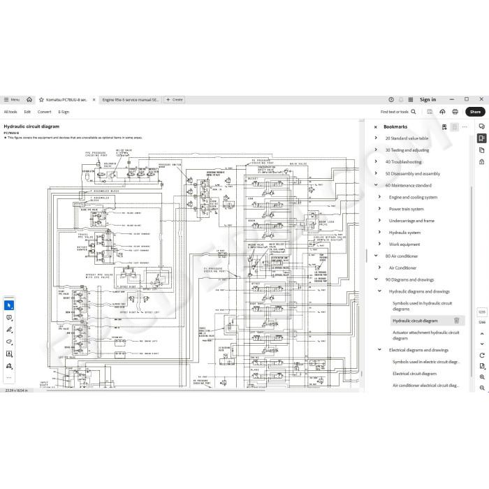 Komatsu Mini Excavator PC78UU-8 service & repair manual