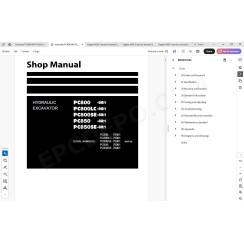 Komatsu Excavator PC800-8R1 PC800LC-8R1 PC800SE-8R1 PC850-8R1 PC850SE-8R1 service manual