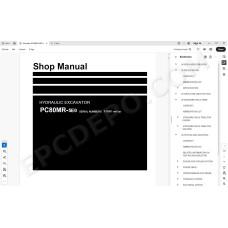 Komatsu Excavator PC80MR-5E0 service & repair manual