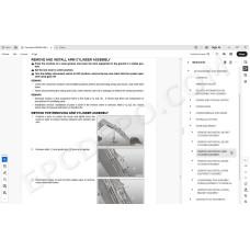 Komatsu Excavator PC80MR-5E0 service & repair manual