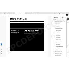Komatsu Excavator PC88MR-11E0 service & repair manual