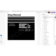Komatsu Excavator PC900LC-11 PC950-11E0 PC950LC-11E0 workshop manual