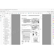 Komatsu Engine 102E-1 102E-2 series workshop service manual